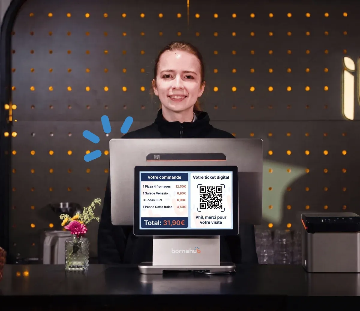 Caisse enregistreuse BorneHub